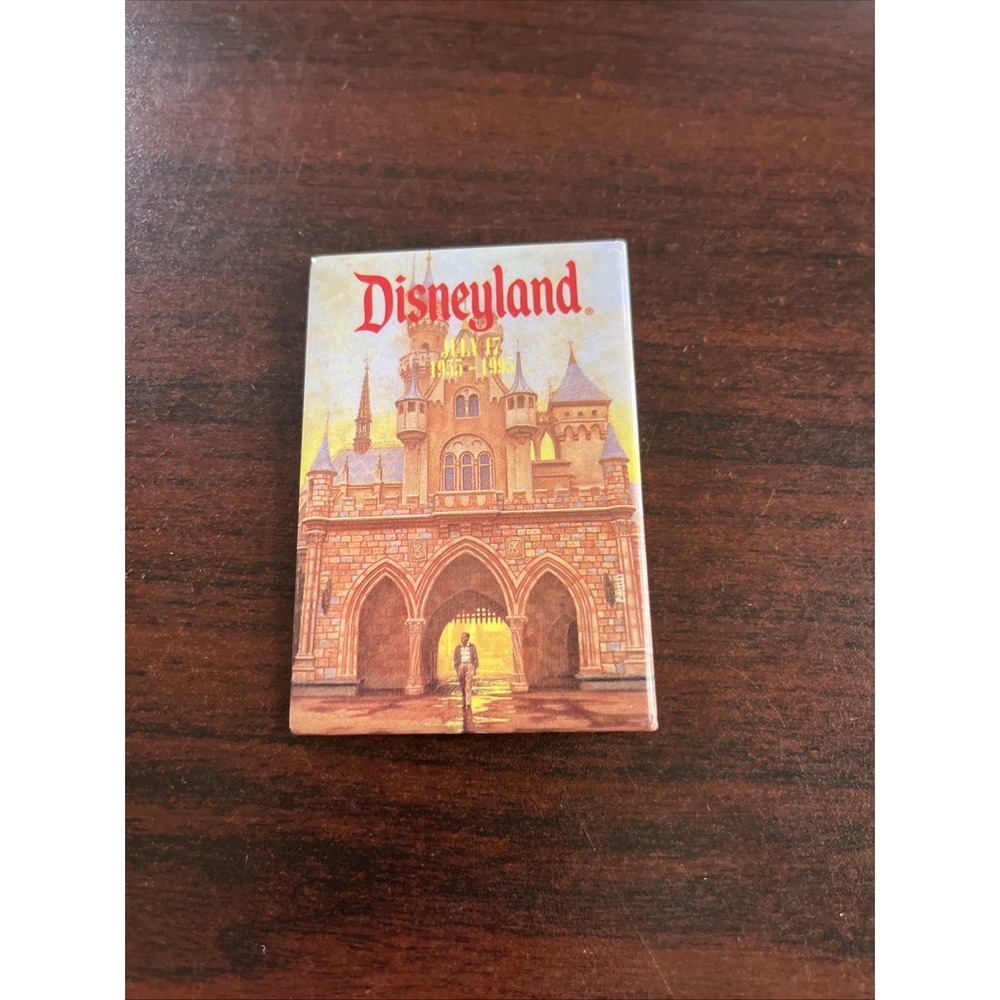 Disneyland July 17th‎ 1955-1995 Castle Button Pin